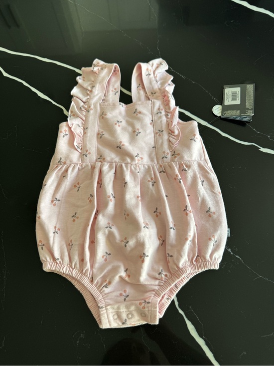 Modern Moments Other - Pink Floral Ruffle Baby Romper